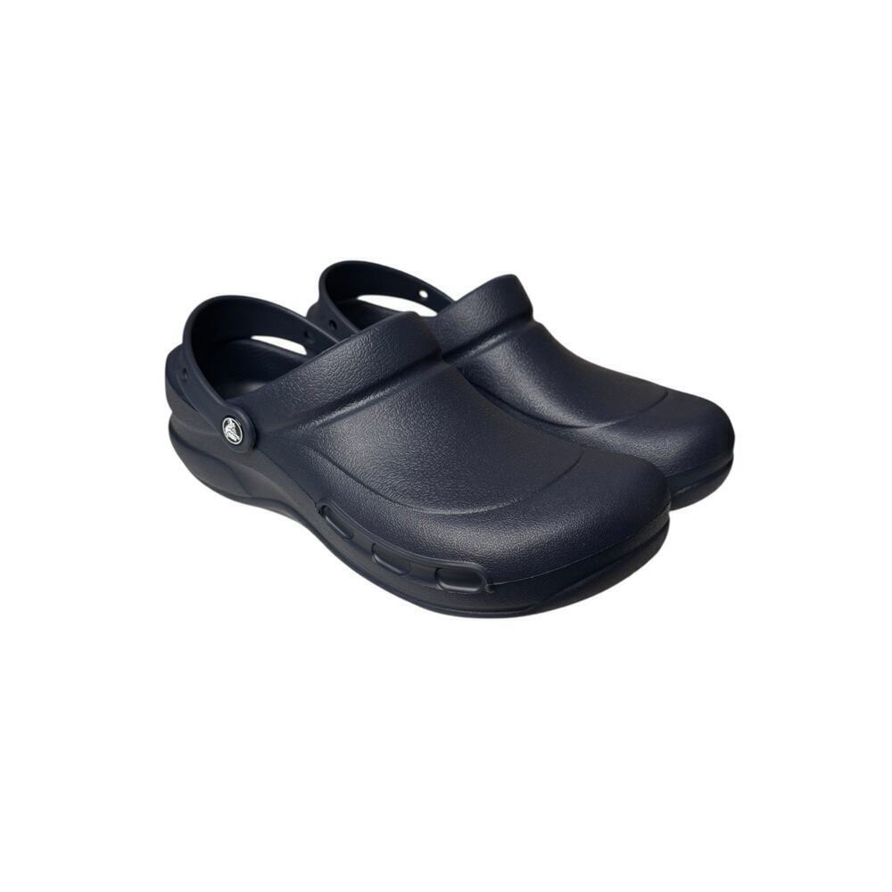 Crocs NEW Bistro Work Clogs Navy Blue Men’s 11 Restaurant Healthcare Hospitality